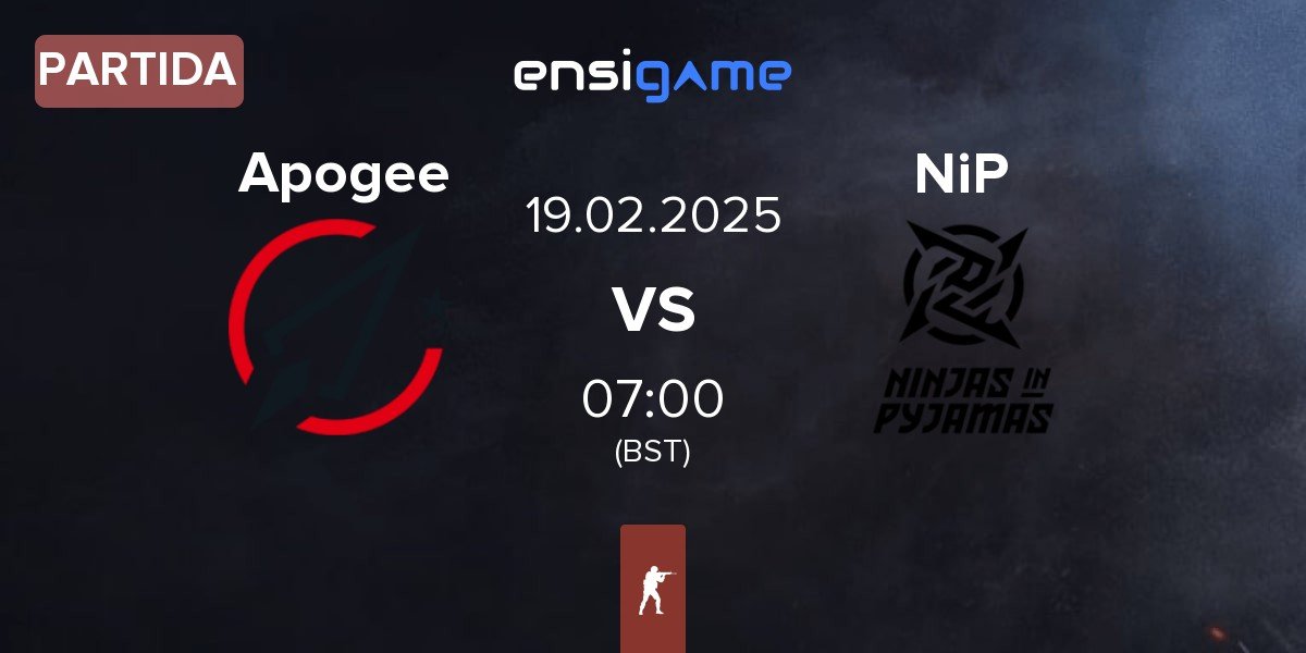 Partida Apogee vs Ninjas in Pyjamas NiP | 19.02