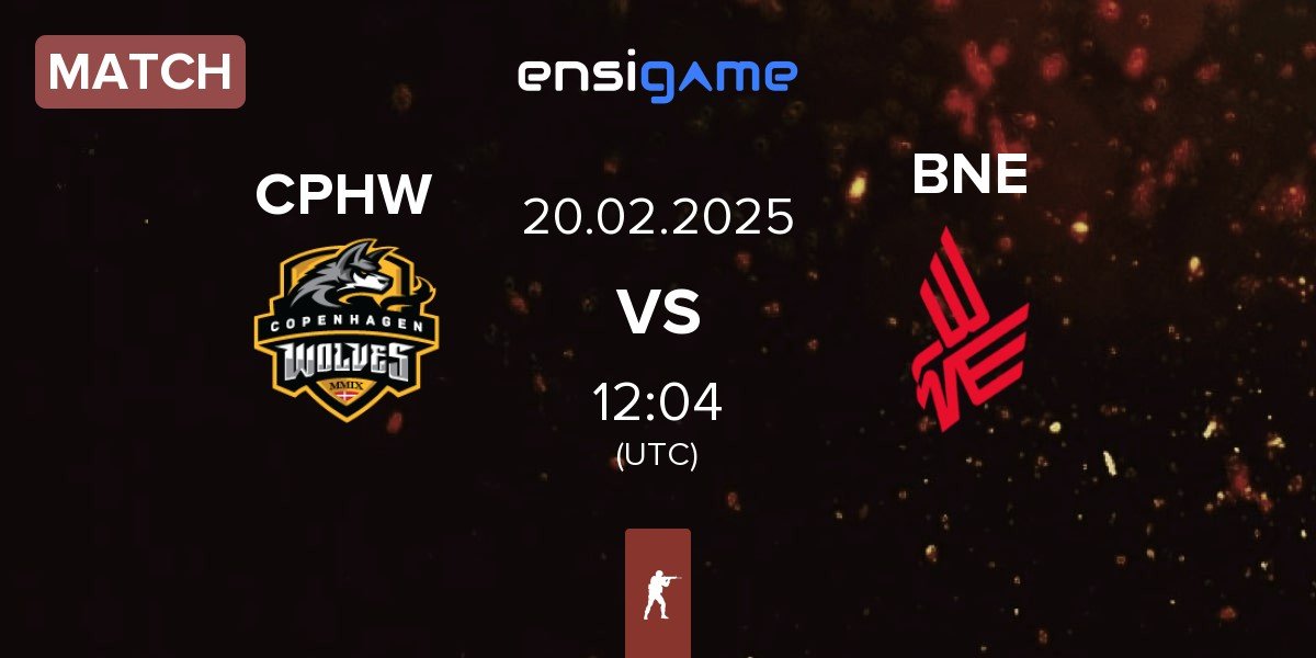 Match Copenhagen Wolves CPHW vs Bad News Eagles BNE | 20.02