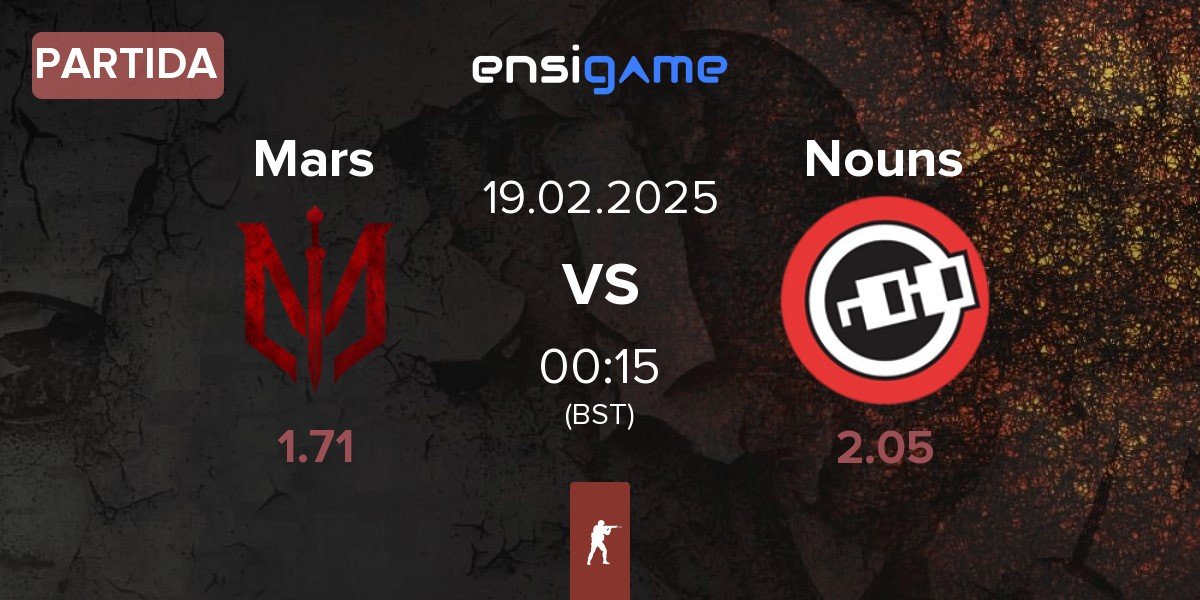 Partida Marsborne Mars vs Nouns Esports Nouns | 19.02