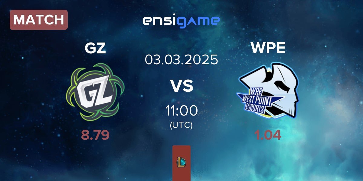 Match Ground Zero Gaming GZ vs West Point Esports WPE | 03.03