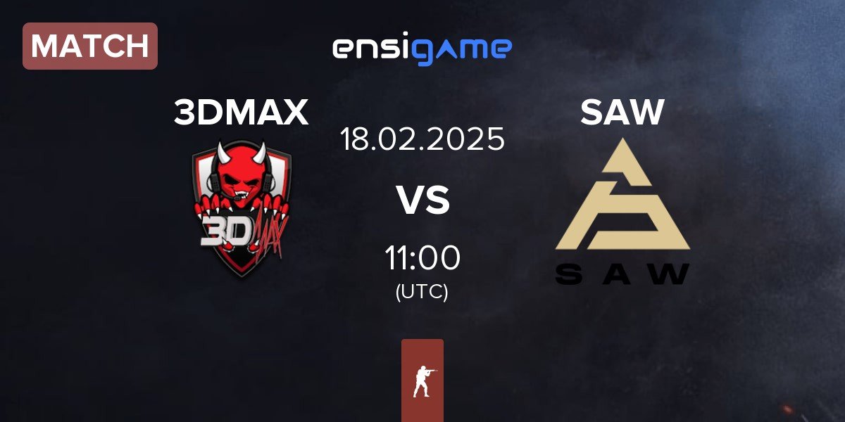 Match 3DMAX vs SAW | 18.02