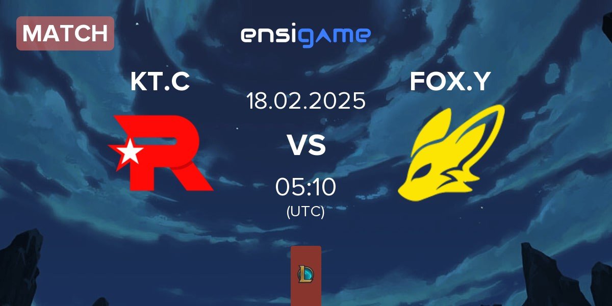 Match KT Rolster Challengers KT.C vs BNK FearX Youth FOX.Y | 18.02