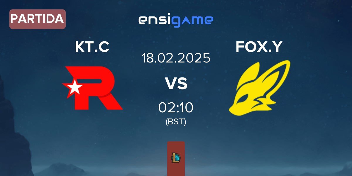 Partida KT Rolster Challengers KT.C vs BNK FearX Youth FOX.Y | 18.02