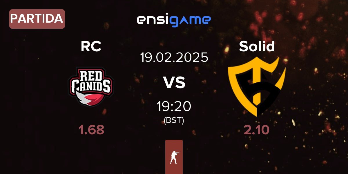 Partida Red Canids RC vs Team Solid Solid | 19.02