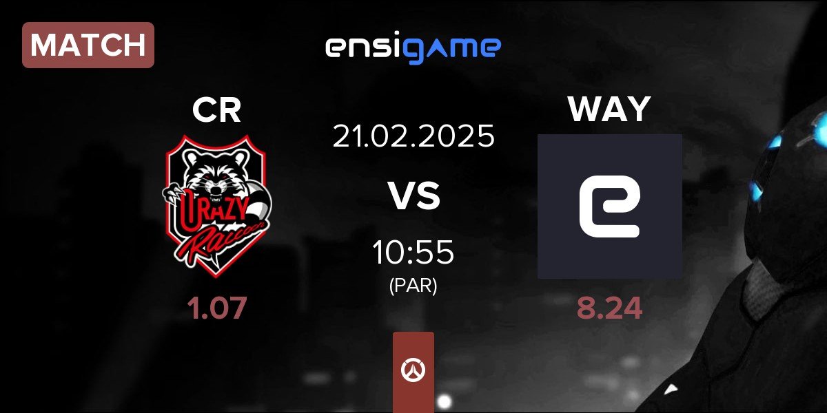 Match Crazy Raccoon CR vs WAY | 21.02