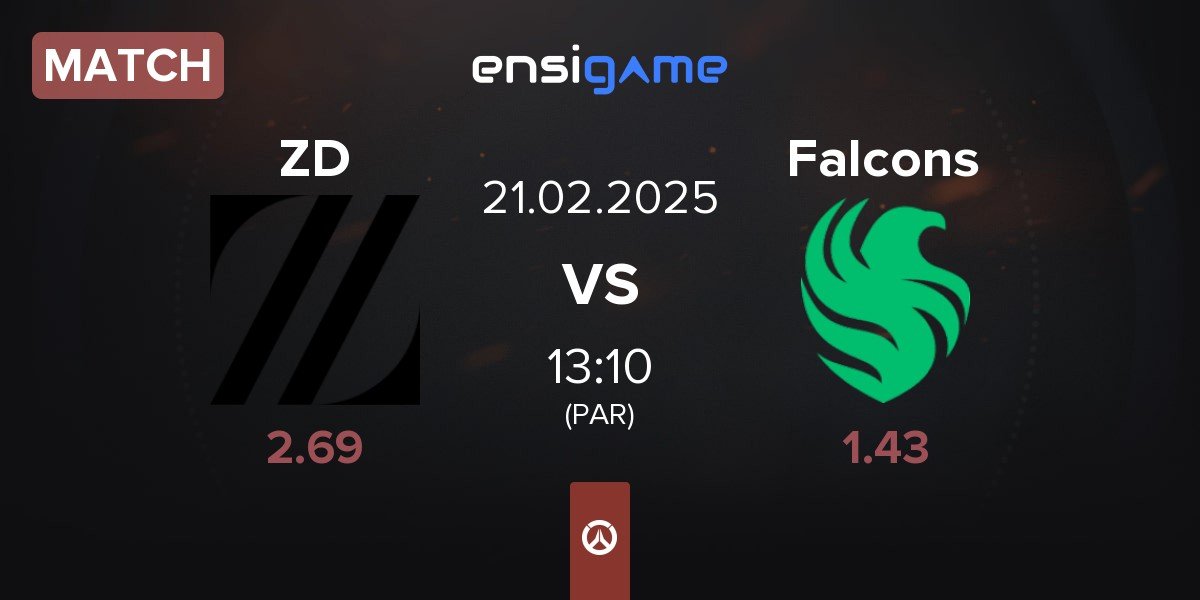 Match Zeta Division ZD vs Team Falcons Falcons | 21.02