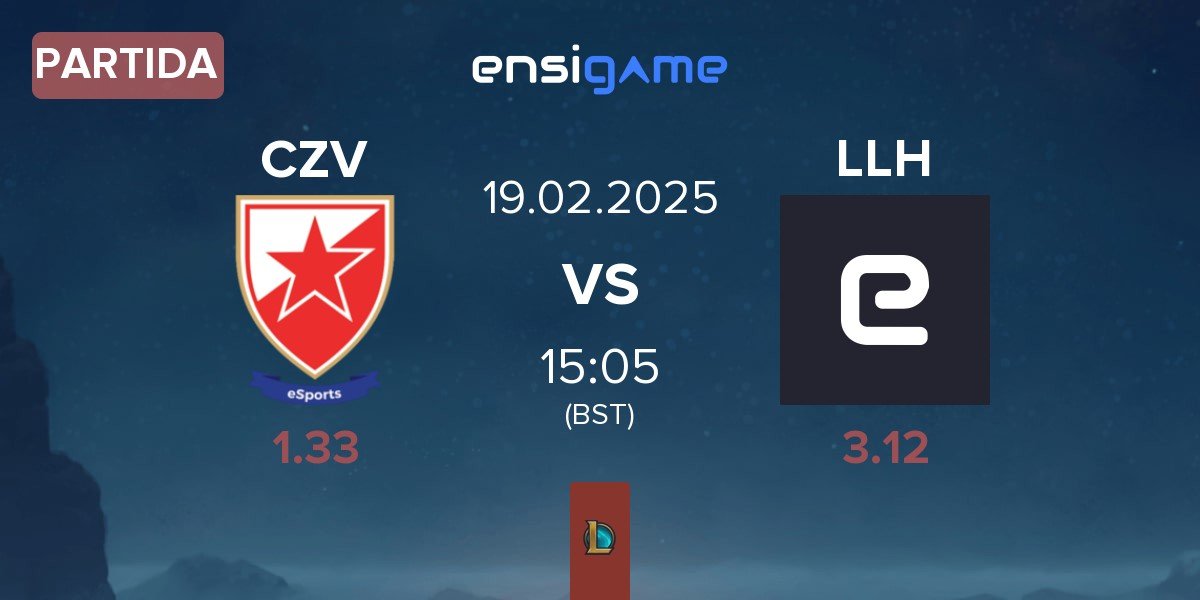 Partida Crvena zvezda Esports CZV vs Lenovo Legion Honved LLH | 19.02