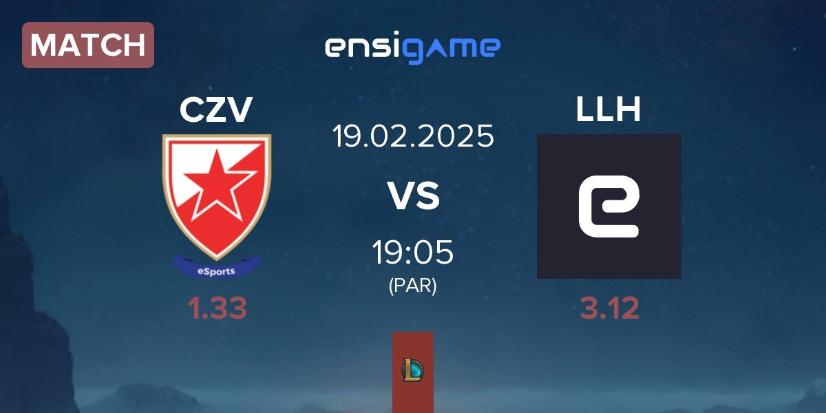 Match Crvena zvezda Esports CZV vs Lenovo Legion Honved LLH | 19.02