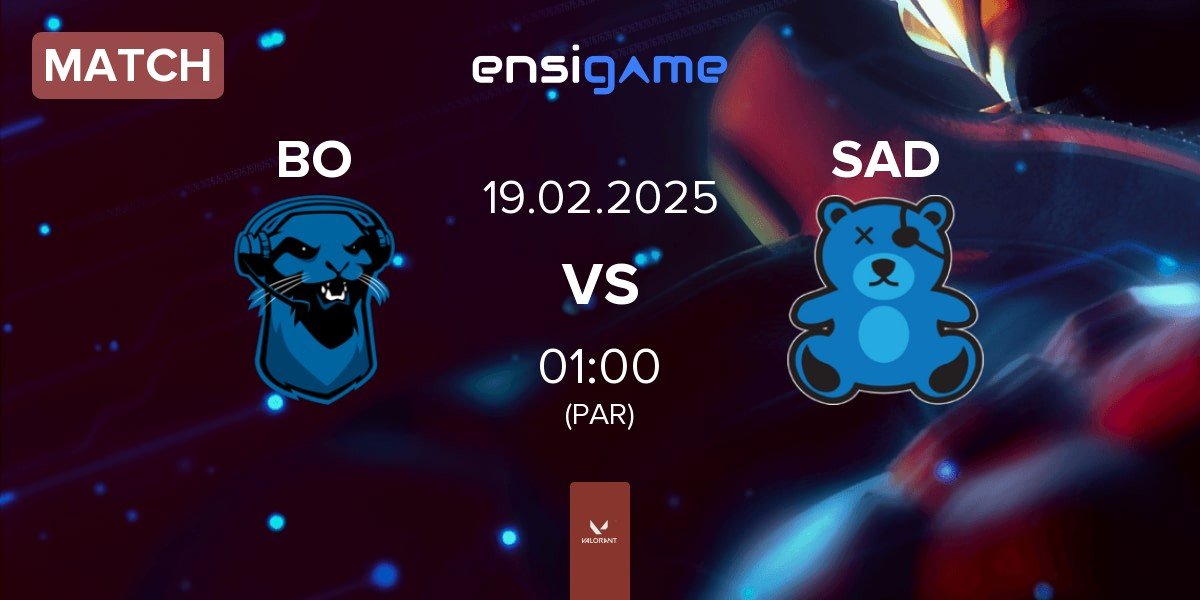 Match Blue Otter BO vs SaD Esports SAD | 18.02