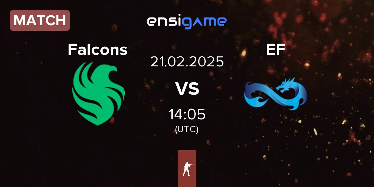 Match Team Falcons Falcons vs Eternal Fire EF | 21.02