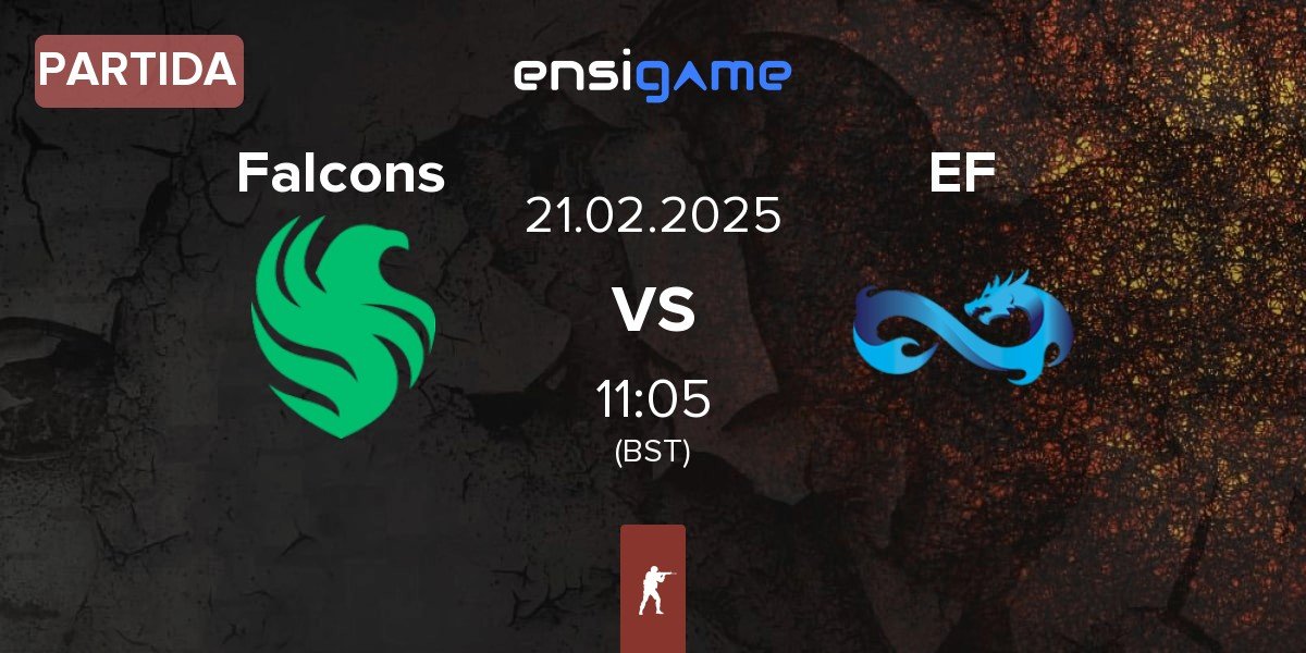 Partida Team Falcons Falcons vs Eternal Fire EF | 21.02