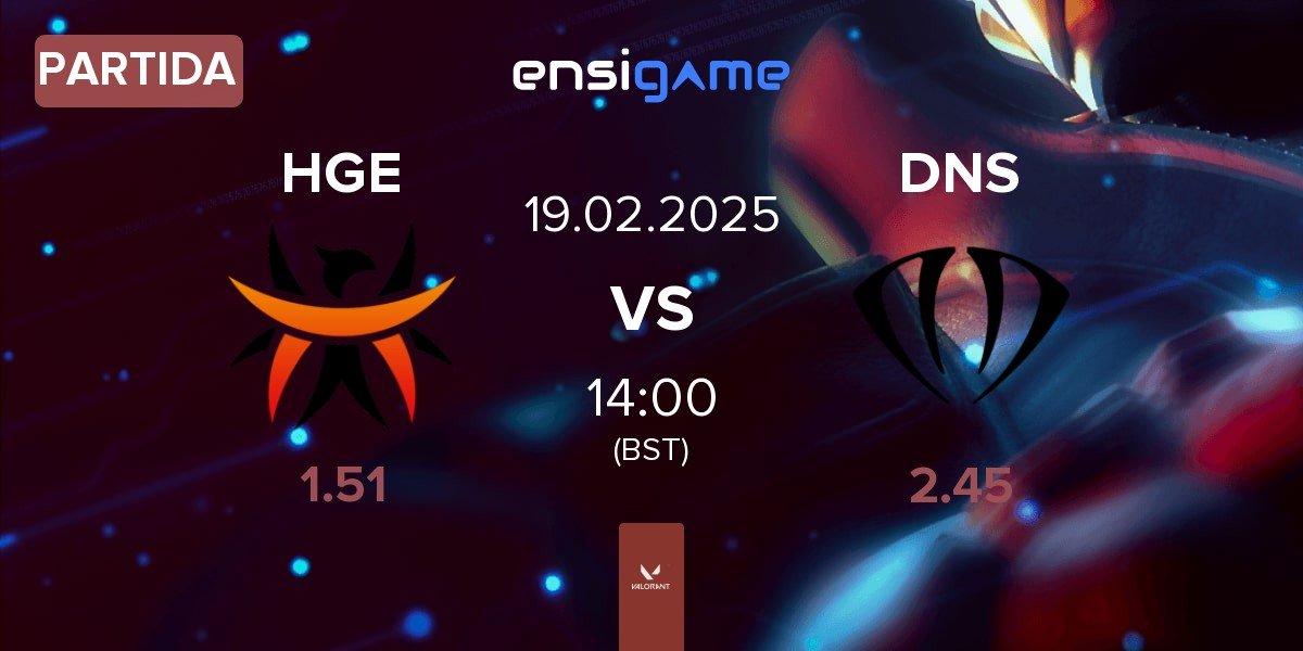 Partida Happy Game Esport HGE vs DNSTY DNS | 19.02