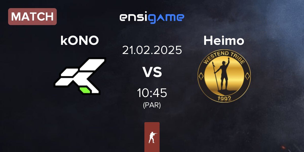 Match kONO.ECF kONO vs Heimo Esports Heimo | 21.02