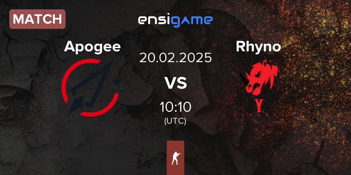 Match Apogee vs Rhyno Esports Rhyno | 20.02