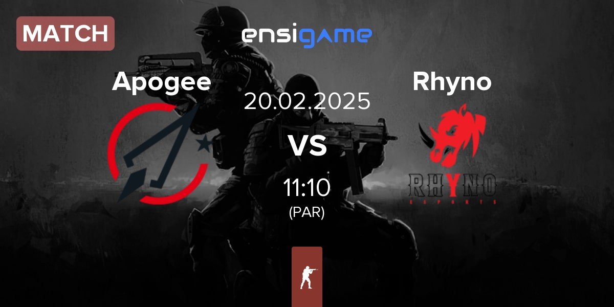 Match Apogee vs Rhyno Esports Rhyno | 20.02