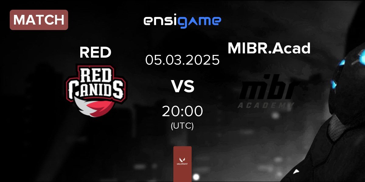 Match RED Canids RED vs MIBR Academy MIBR.Acad | 05.03