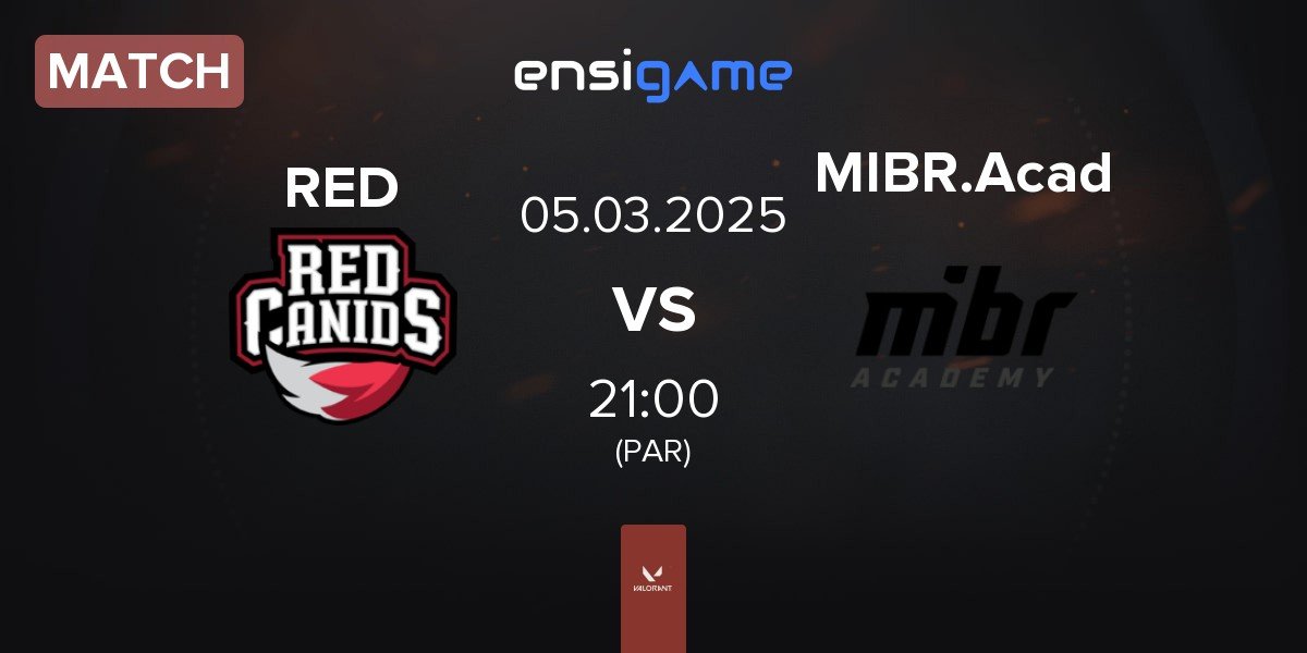 Match RED Canids RED vs MIBR Academy MIBR.Acad | 05.03