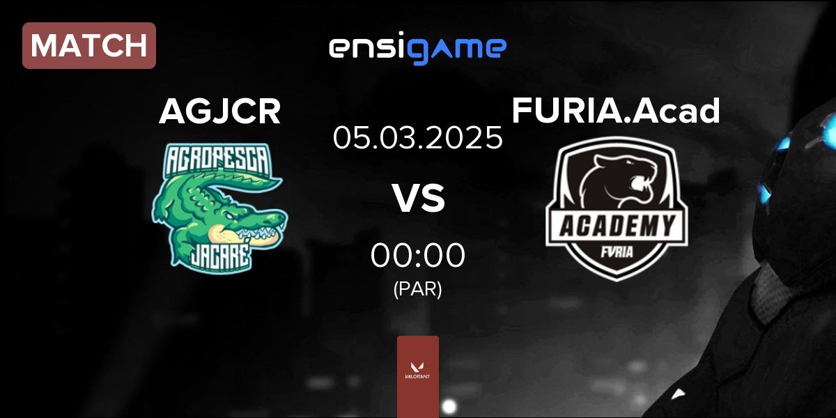 Match Agropesca Jacare AGJCR vs FURIA Academy FURIA.Acad | 05.03