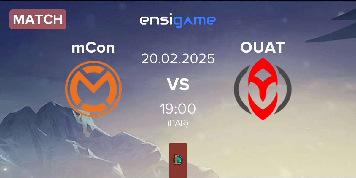 Match mCon esports mCon vs Once Upon A Team OUAT | 20.02