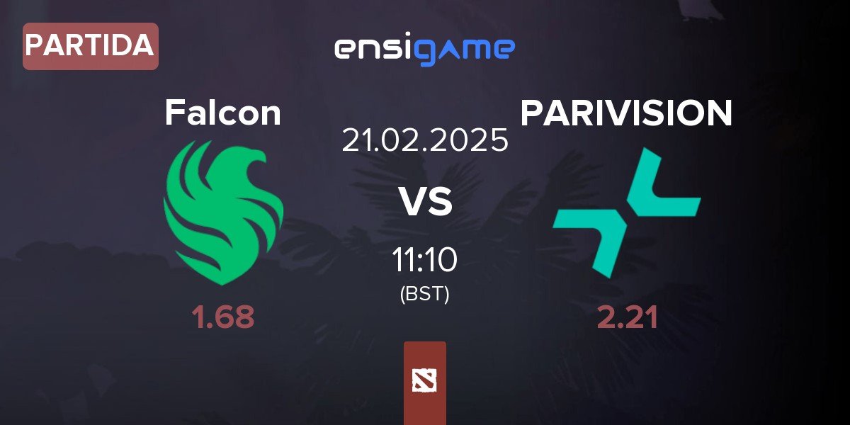 Partida Team Falcons Falcon vs PARIVISION | 21.02