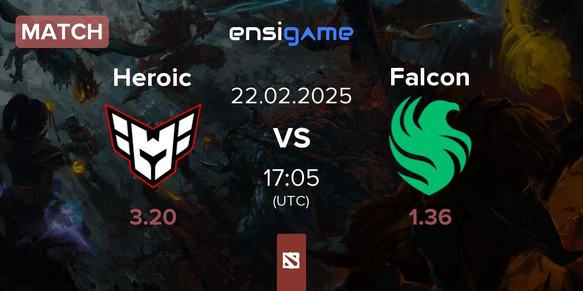 Match Heroic vs Team Falcons Falcon | 22.02