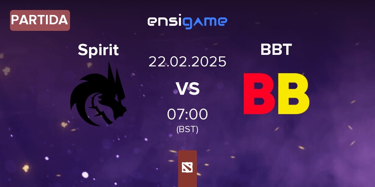 Partida Team Spirit Spirit vs BetBoom Team BBT | 22.02