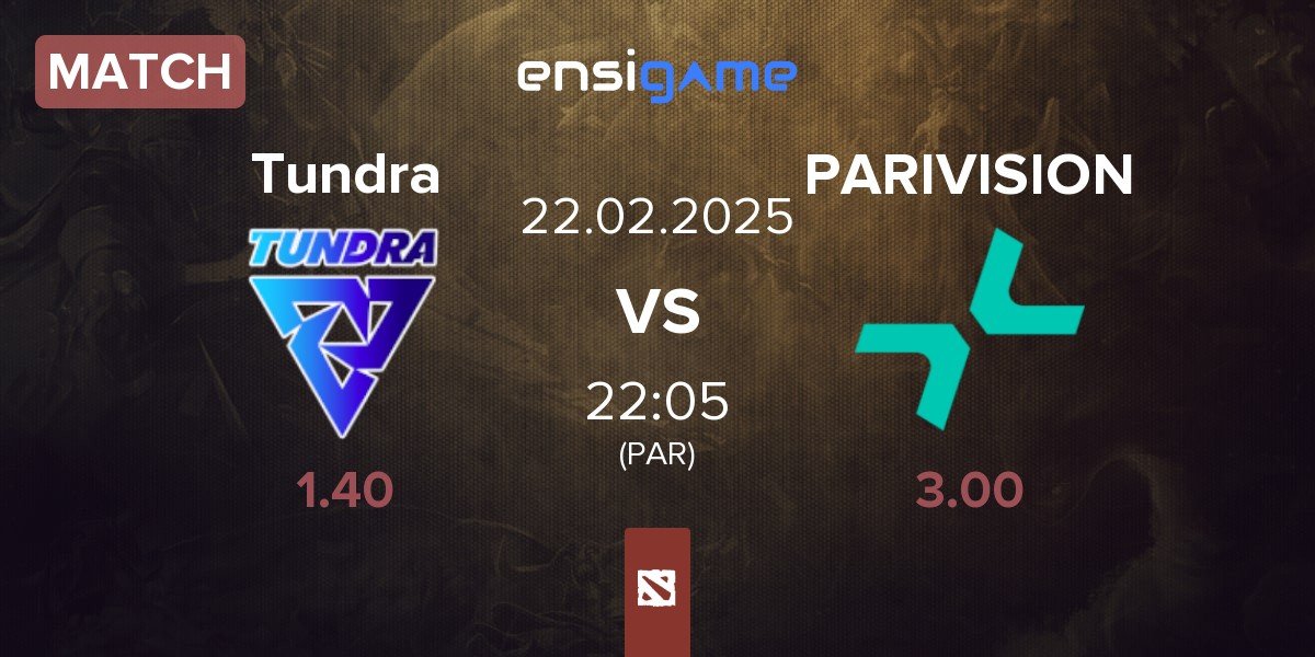 Match Tundra Esports Tundra vs PARIVISION | 22.02