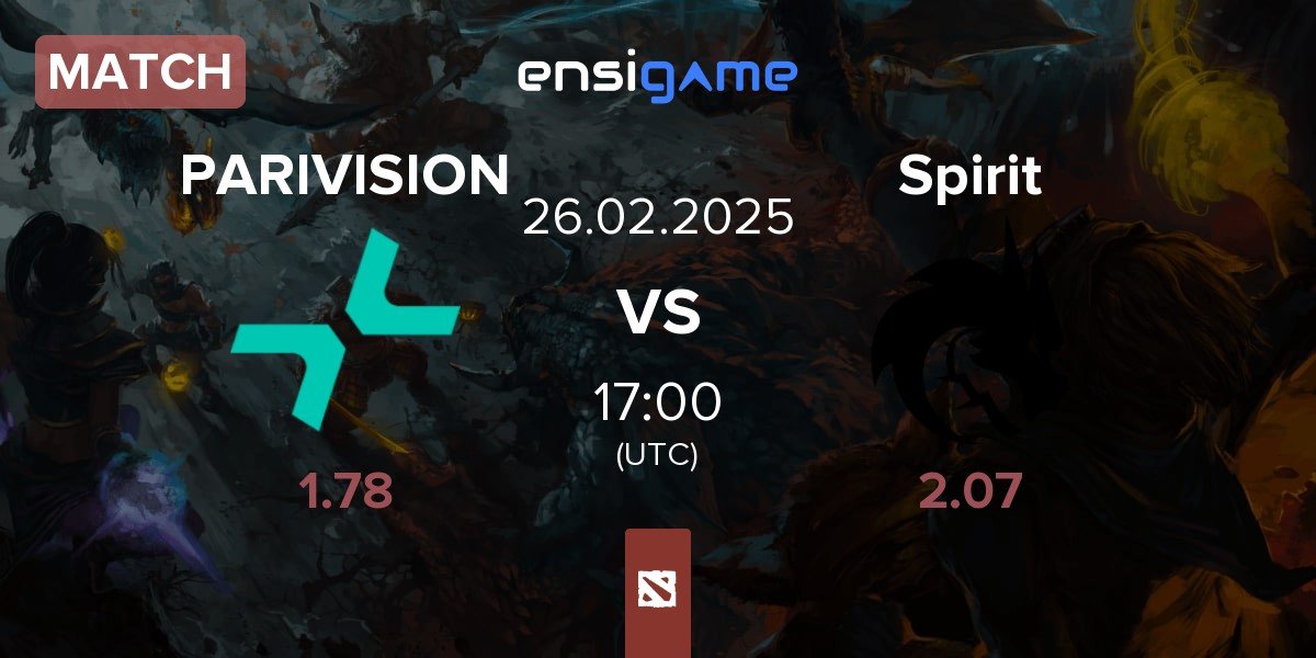 Match PARIVISION vs Team Spirit Spirit | 26.02