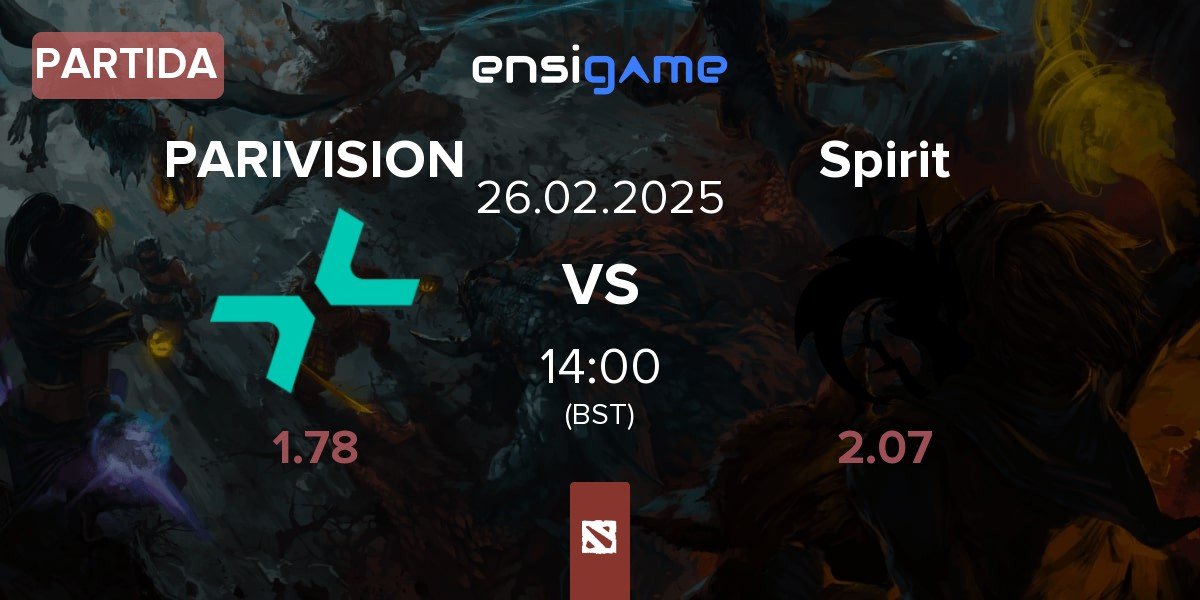 Partida PARIVISION vs Team Spirit Spirit | 26.02