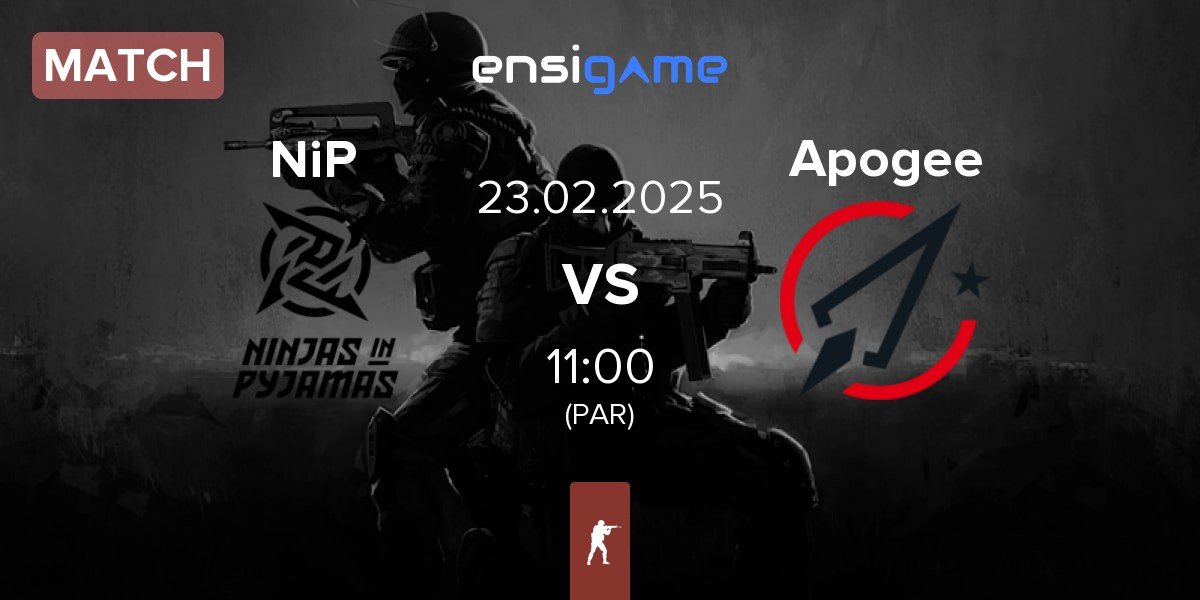 Match Ninjas in Pyjamas NiP vs Apogee | 23.02