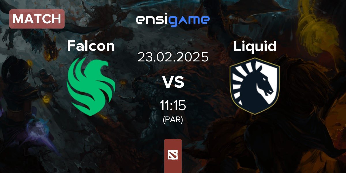 Match Team Falcons Falcon vs Team Liquid Liquid | 23.02