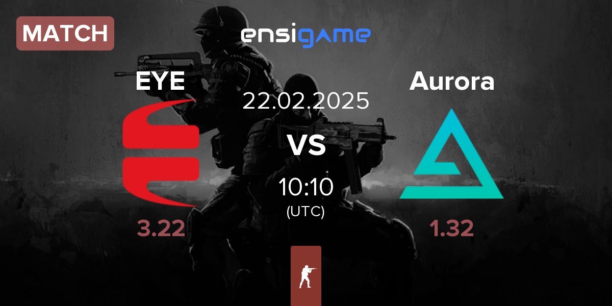 Match EYEBALLERS EYE vs Aurora Gaming Aurora | 22.02