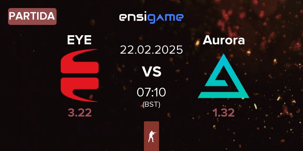 Partida EYEBALLERS EYE vs Aurora Gaming Aurora | 22.02