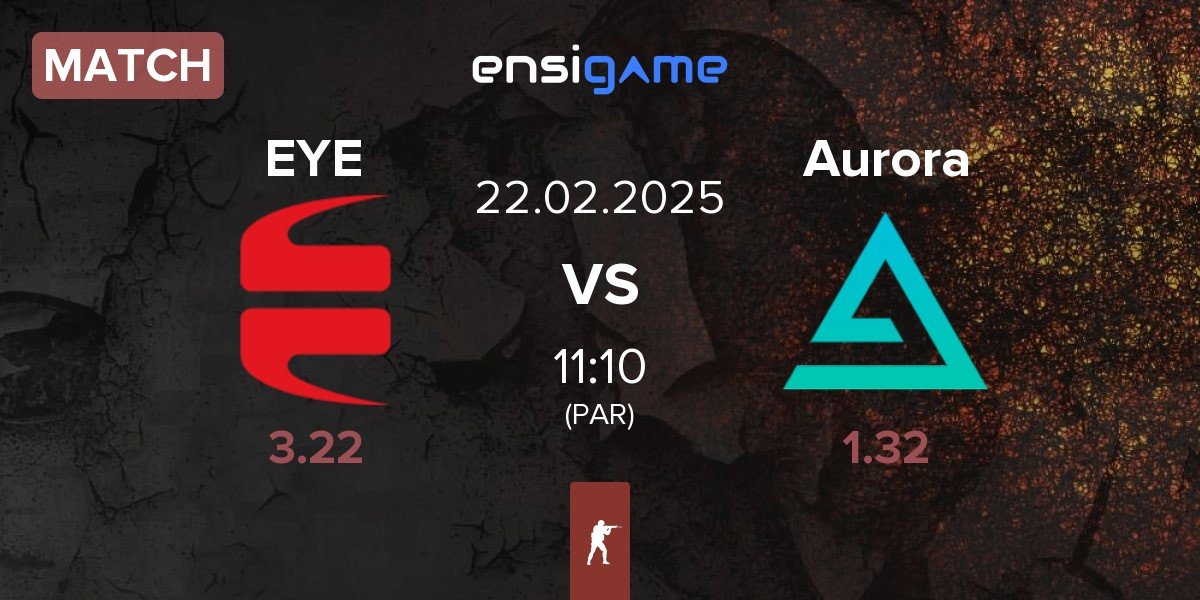 Match EYEBALLERS EYE vs Aurora Gaming Aurora | 22.02