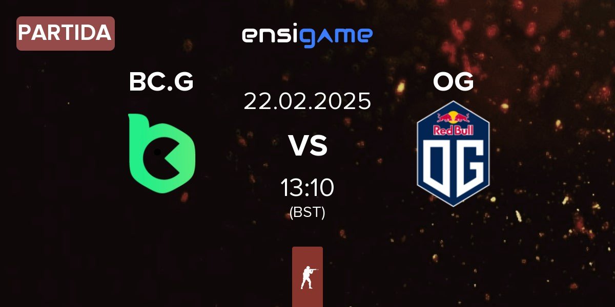 Partida BC.Game Esports BC.G vs OG Gaming OG | 22.02