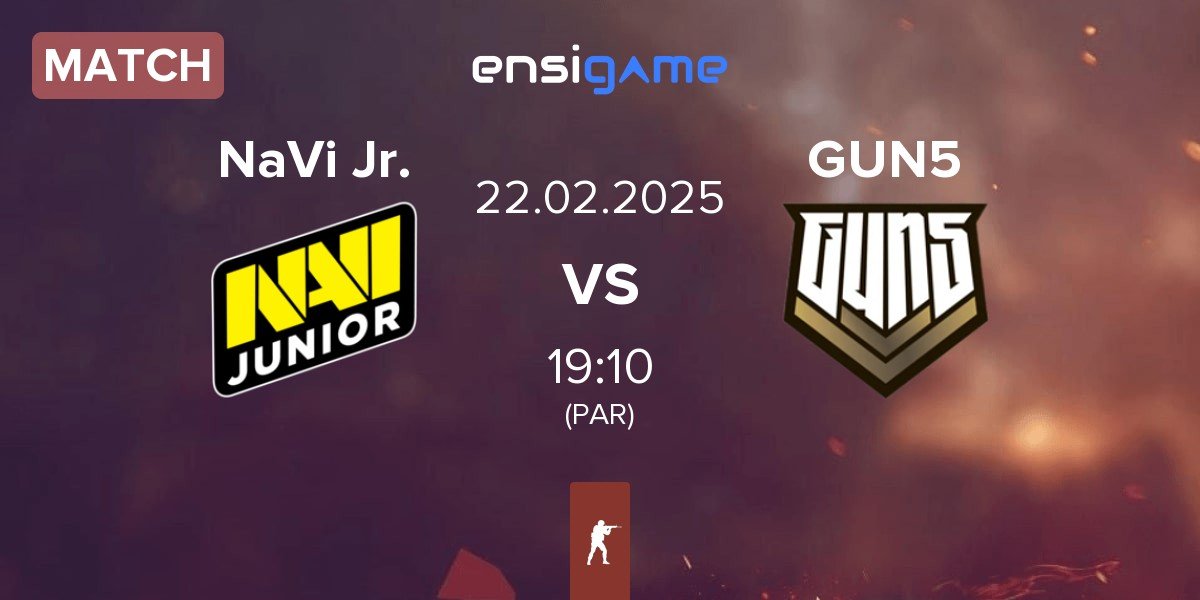 Match Natus Vincere Junior NaVi Jr. vs GUN5 Esports GUN5 | 22.02