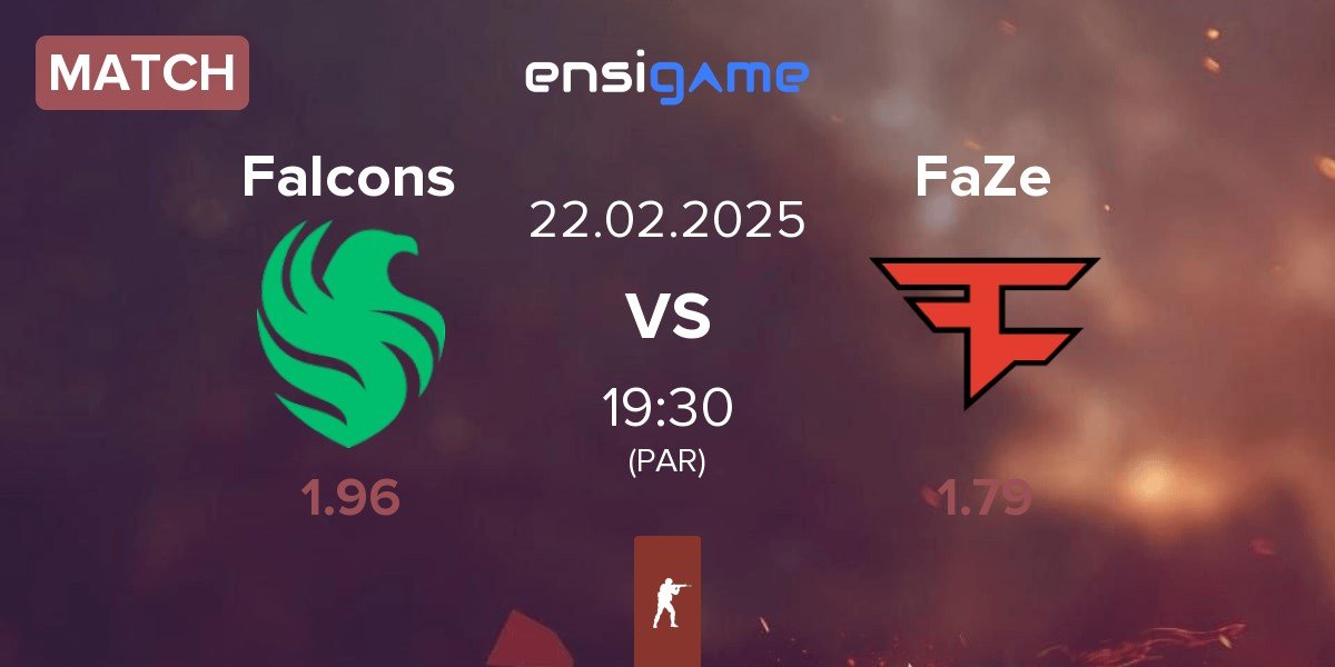 Match Team Falcons Falcons vs FaZe Clan FaZe | 22.02