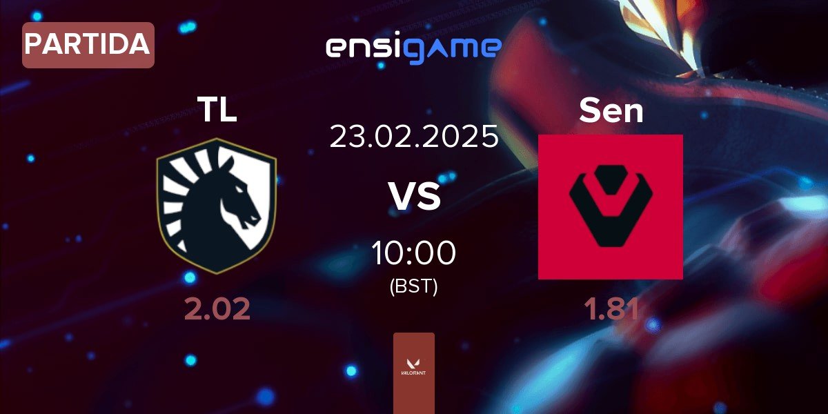 Partida Team Liquid TL vs Sentinels Sen | 23.02