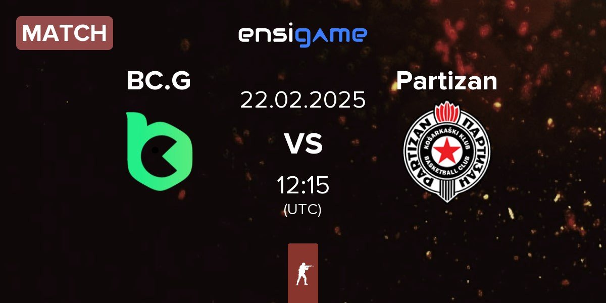 Match BC.Game Esports BC.G vs Partizan | 22.02