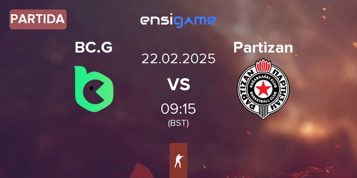 Partida BC.Game Esports BC.G vs Partizan | 22.02