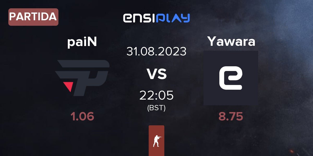 Partida paiN Gaming paiN vs Yawara Esports Yawara | 31.08