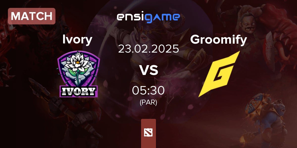 Match Ivory vs Groomify | 23.02