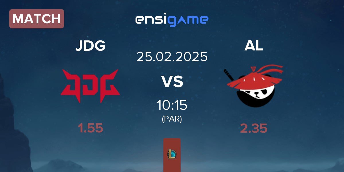 Match JD Gaming JDG vs Anyone's Legend AL | 25.02