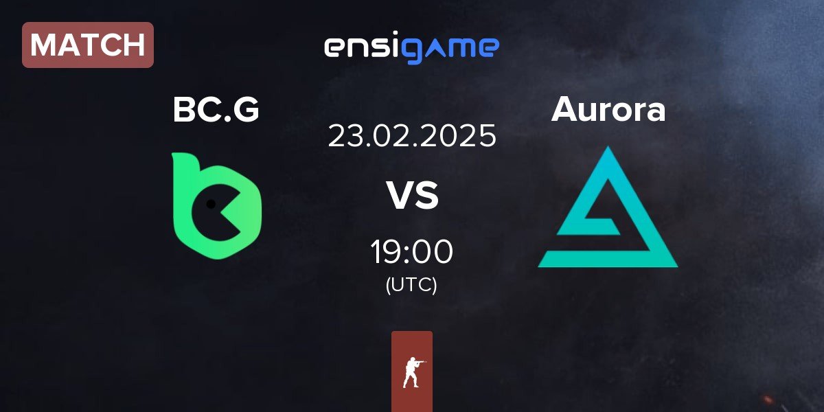 Match BC.Game Esports BC.G vs Aurora Gaming Aurora | 23.02