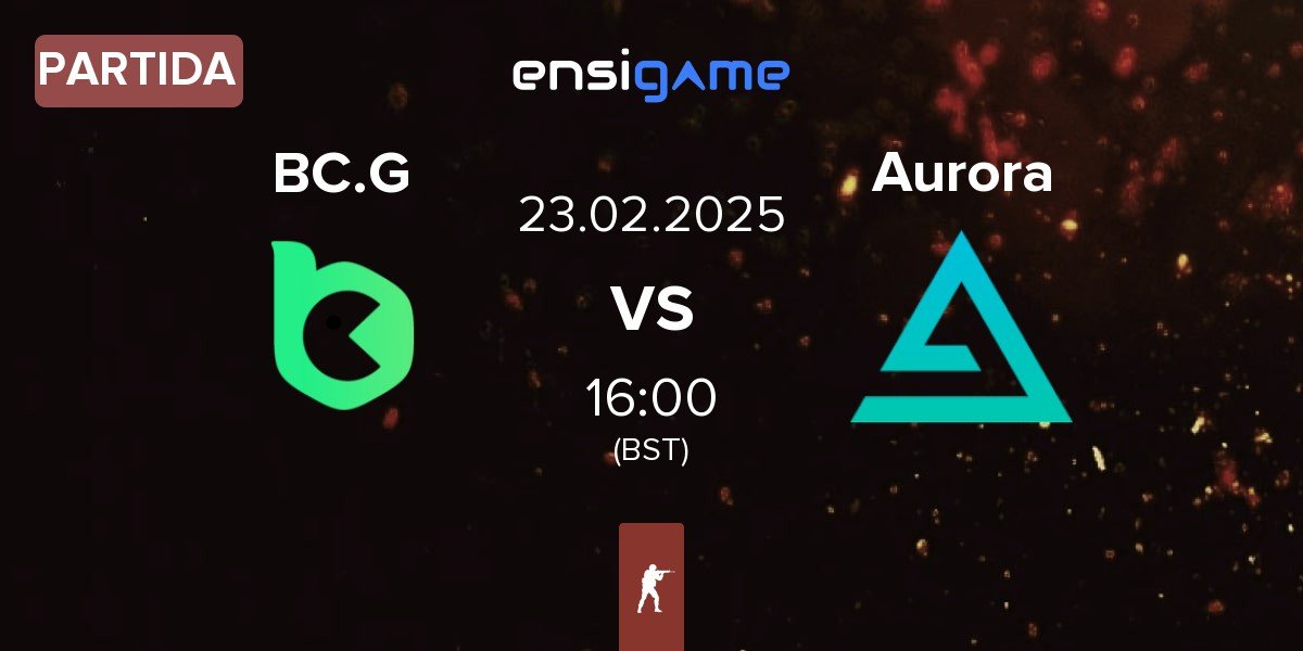 Partida BC.Game Esports BC.G vs Aurora Gaming Aurora | 23.02