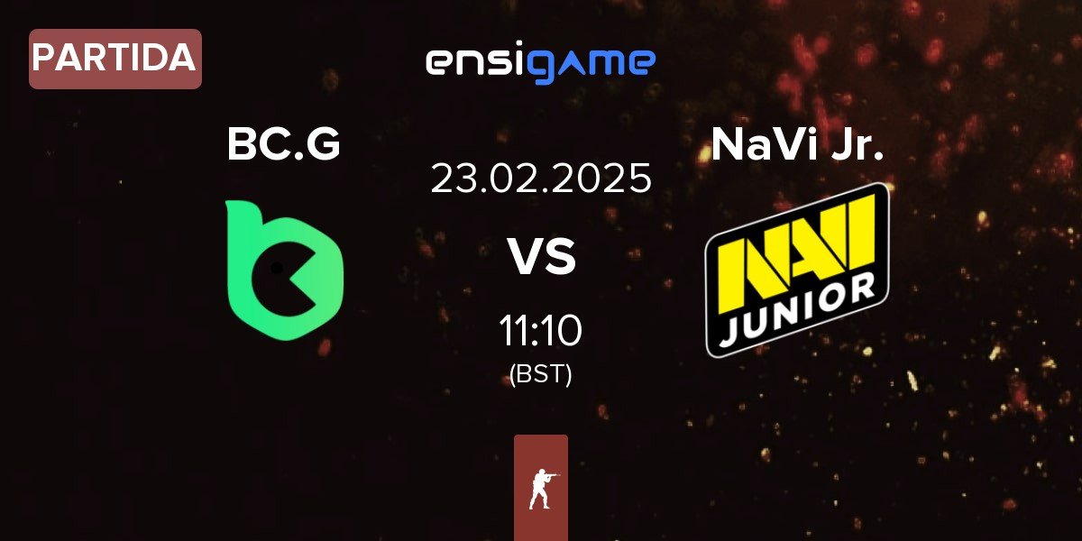 Partida BC.Game Esports BC.G vs Natus Vincere Junior NaVi Jr. | 23.02