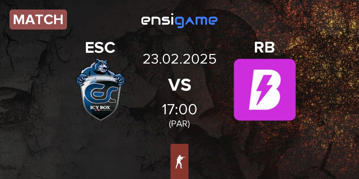 Match ESC Gaming ESC vs RUSH B RB | 23.02