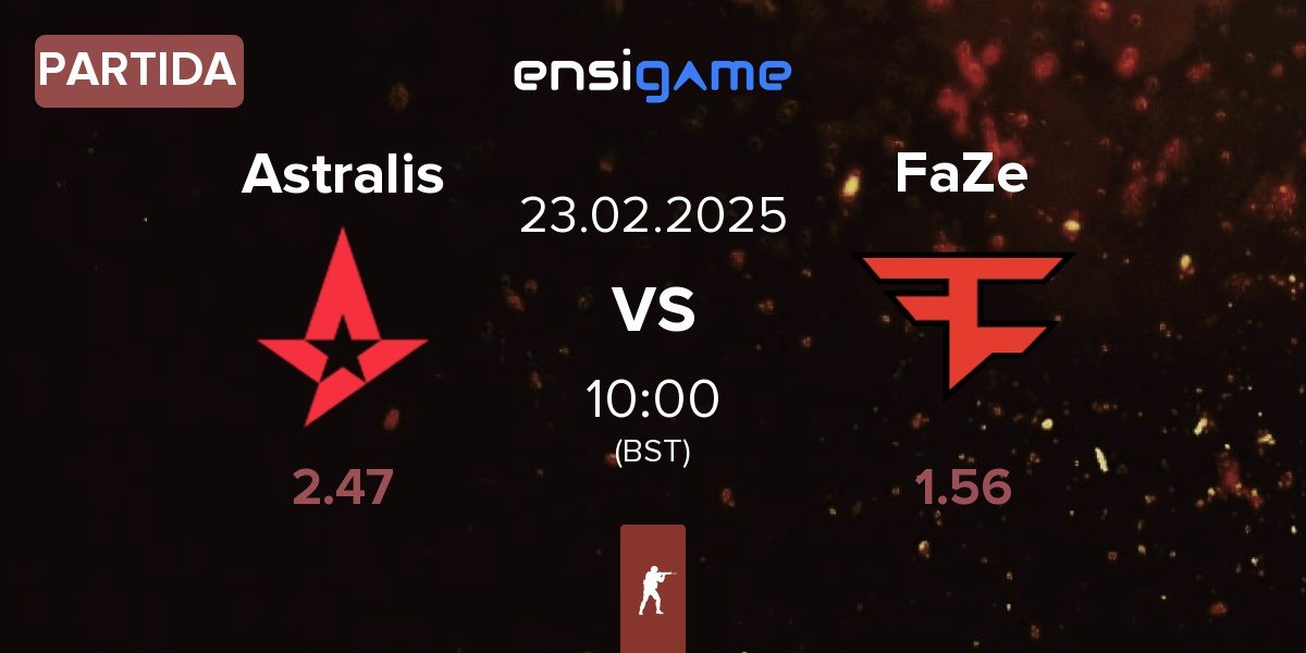 Partida Astralis vs FaZe Clan FaZe | 23.02