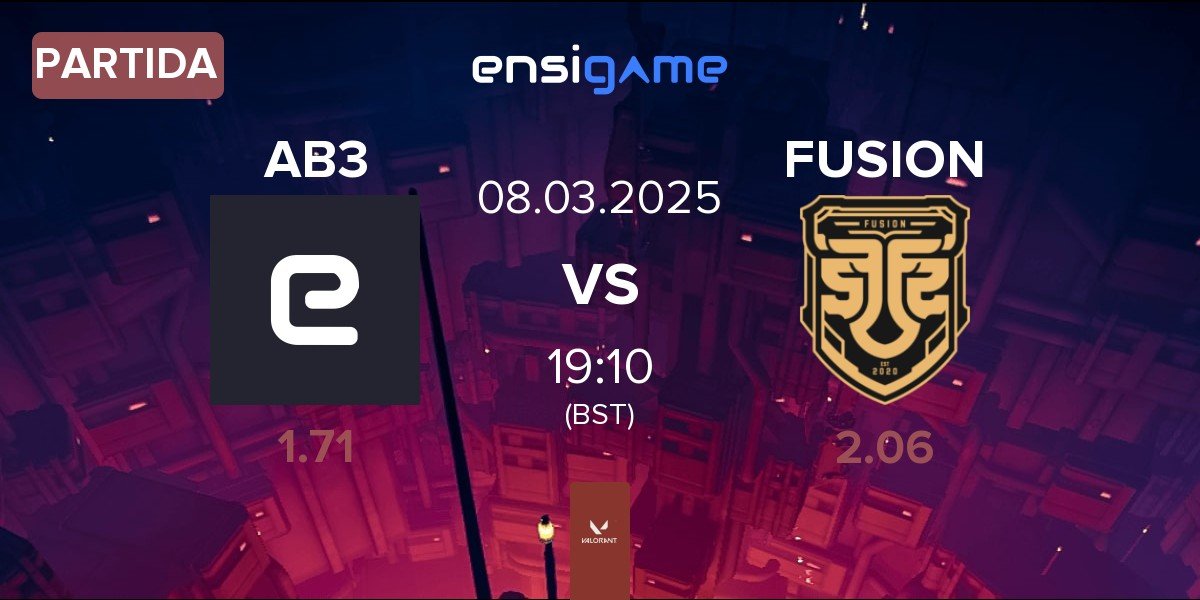 Partida AB3 Esports AB3 vs FUSION | 08.03