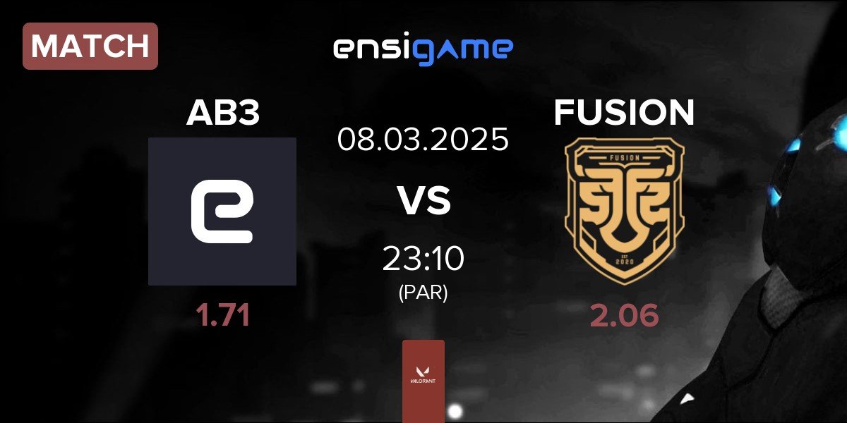 Match AB3 Esports AB3 vs FUSION | 08.03